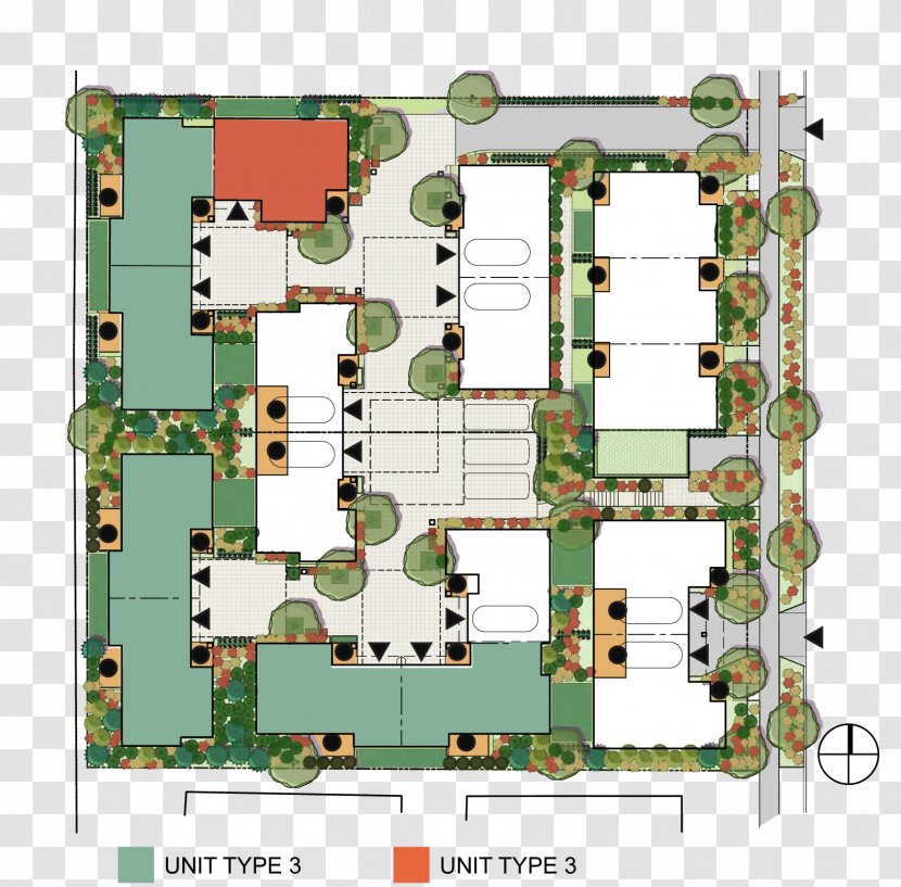 Floor Plan Residential Area - Site Transparent PNG