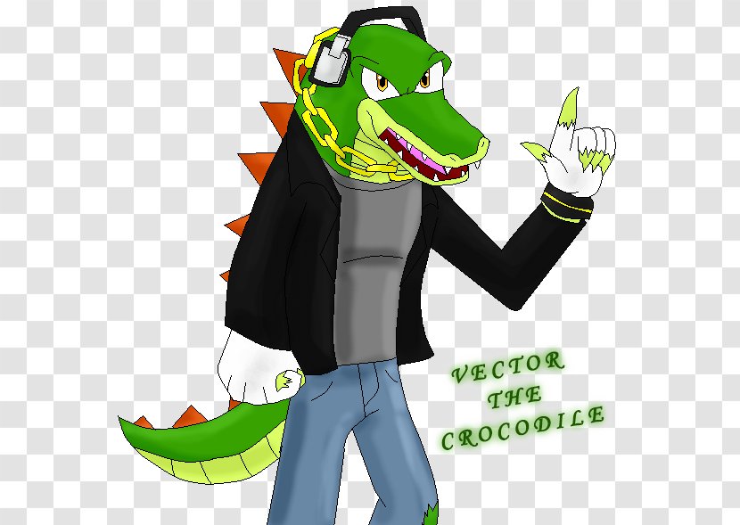 Vertebrate Green Outerwear Mascot Clip Art - Clothing - Vector The Crocodile Transparent PNG