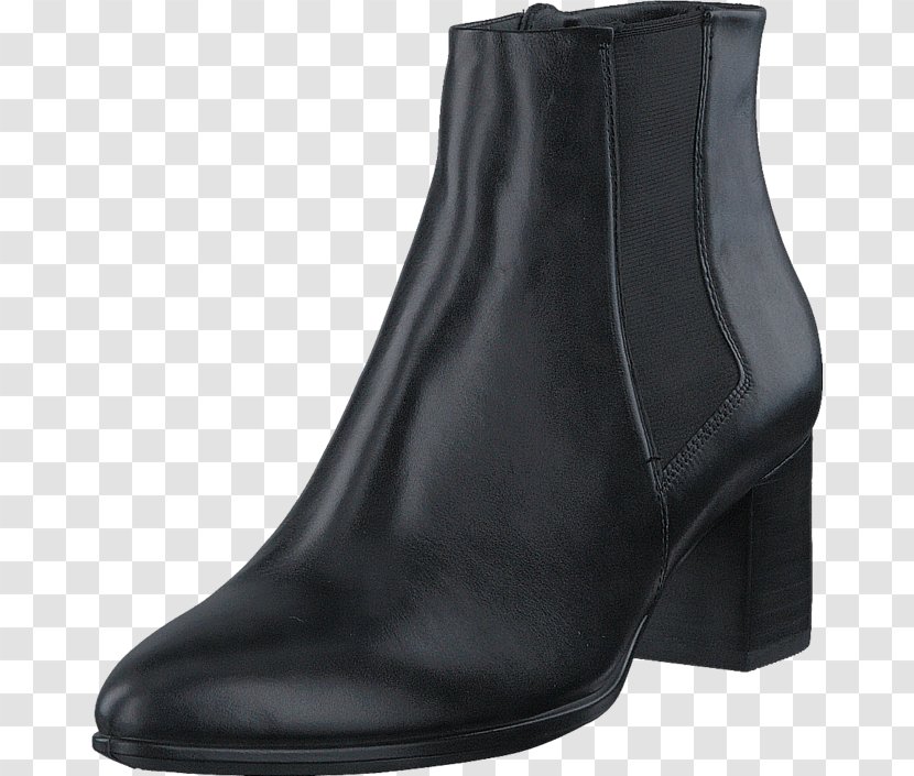Leather Chelsea Boot Shoe Sneakers - Dark Grey Pointy Transparent PNG