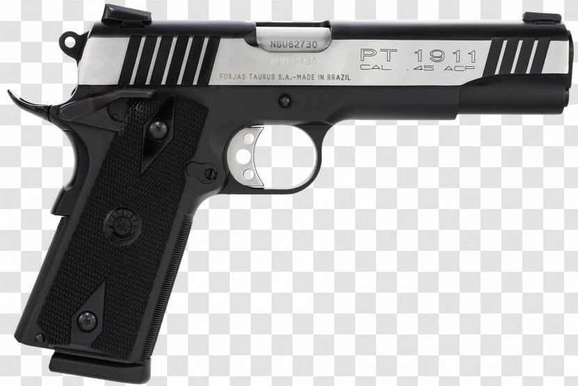 M1911 Pistol .45 ACP Taurus Firearm Transparent PNG