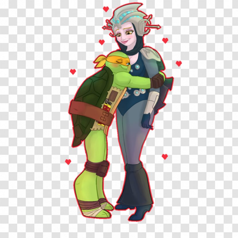 Michaelangelo Leonardo Raphael Donatello Shredder - Couple Cute Transparent PNG