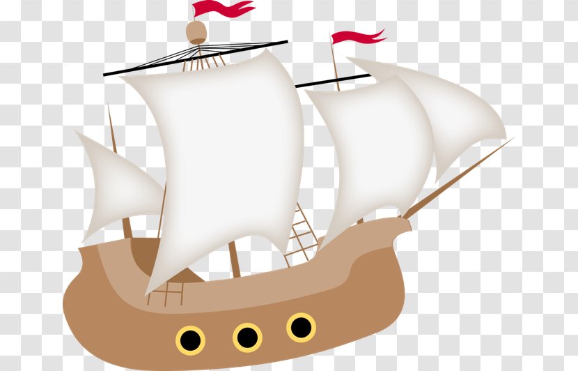 Piracy Sailing Ship Clip Art - Galleon - Fu Transparent PNG