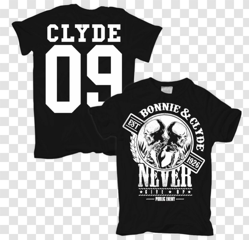 T-shirt Bonnie And Clyde Clothing Sweater Sleeve Transparent PNG