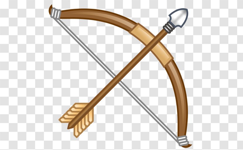 Bow And Arrow Emoji Archery Transparent PNG