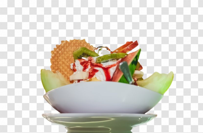 Salad - Dish - Vegetarian Food Tableware Transparent PNG