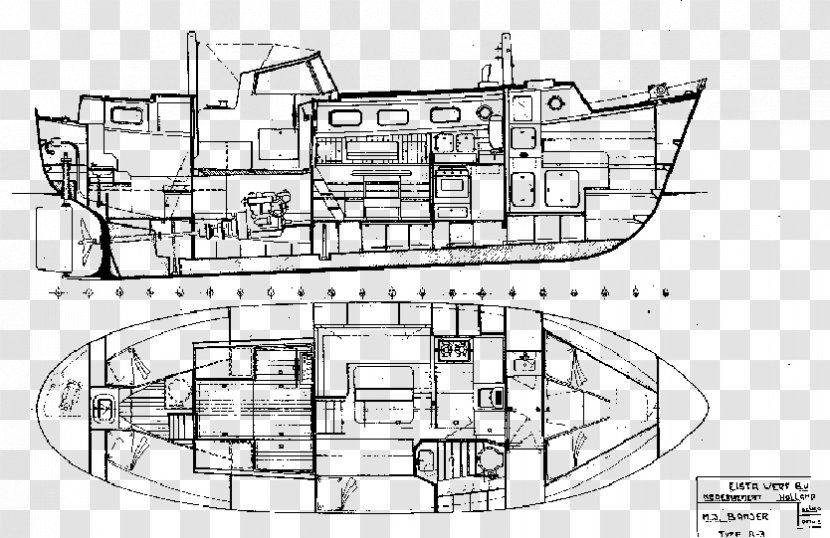 Technical Drawing Naval Architecture Engineering Torpedo Boat - Design Transparent PNG