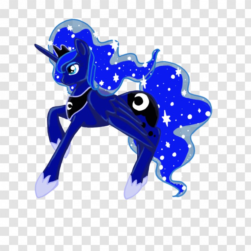 Pony Horse Cartoon Fish Animal - Electric Blue - Welcome Back Transparent PNG