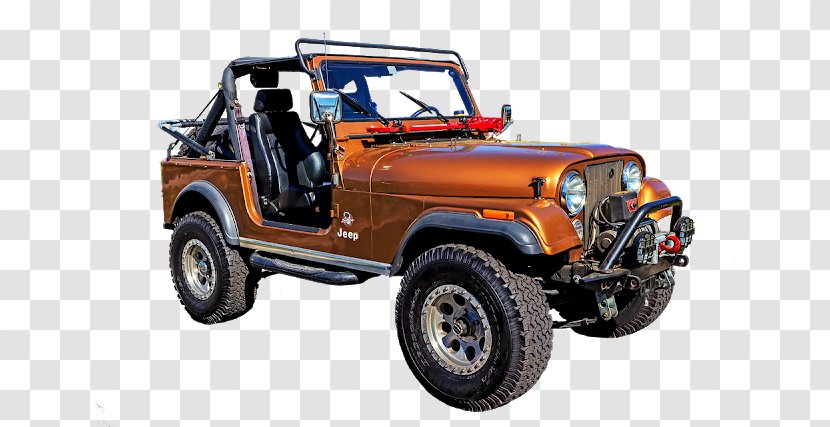 Jeep CJ Car Mahindra Thar - Fourwheel Drive Transparent PNG