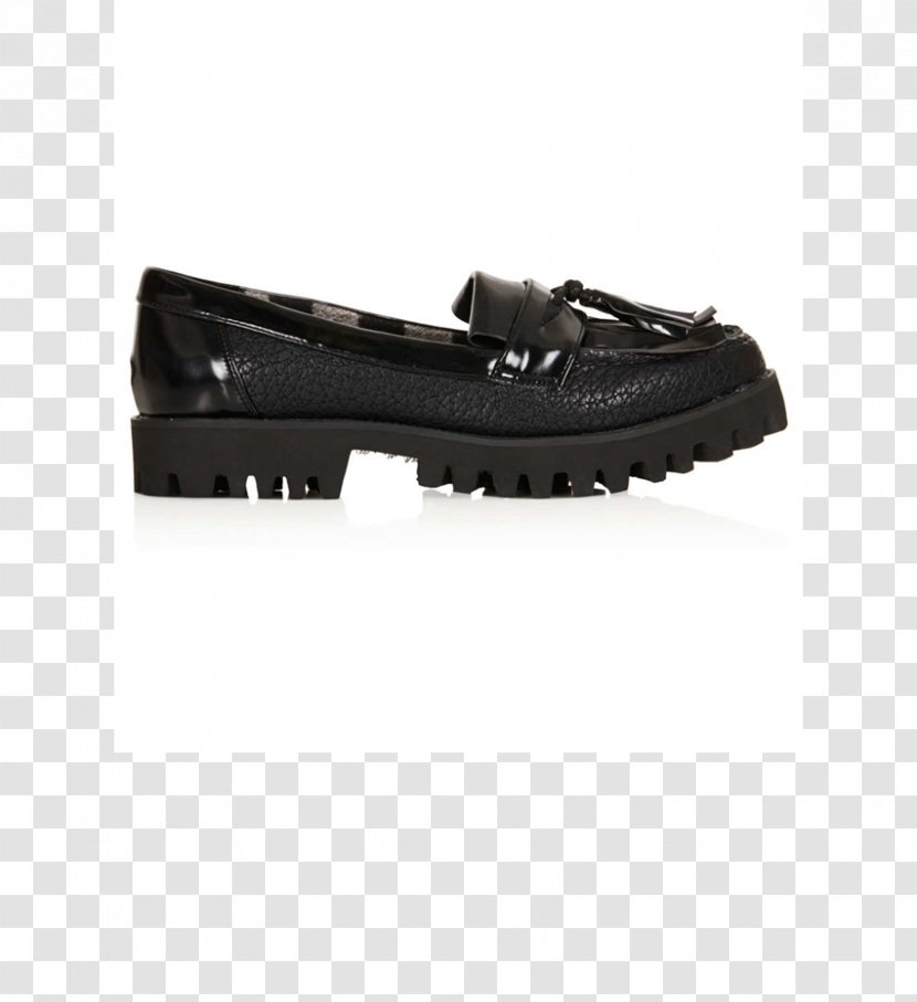 Slip-on Shoe Leather Sandal - Black M Transparent PNG