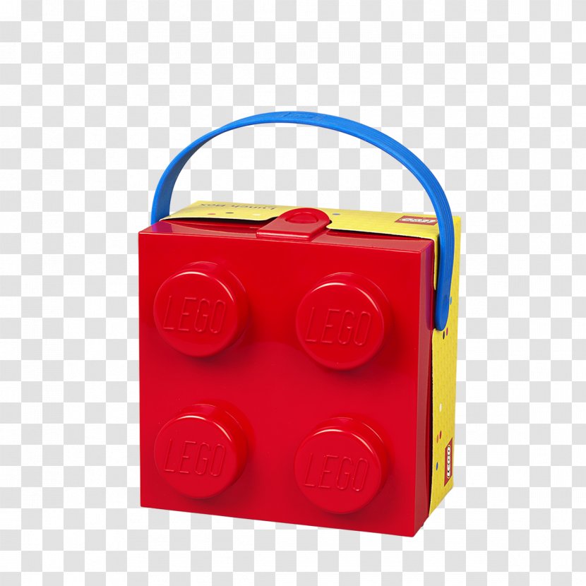 Amazon.com Lunchbox Red LEGO Plastic - Handle - Box Transparent PNG