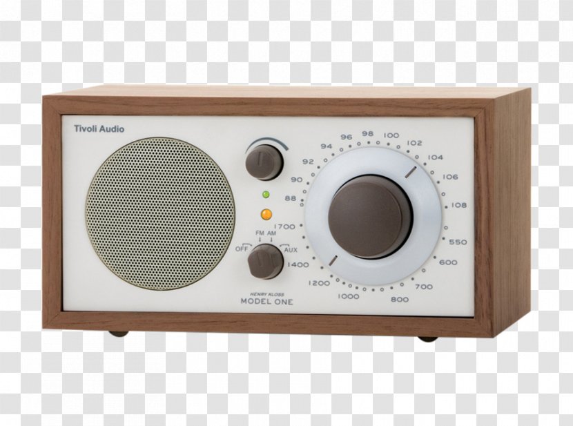 Tivoli Audio Model One Radio FM Broadcasting - Receiver Transparent PNG