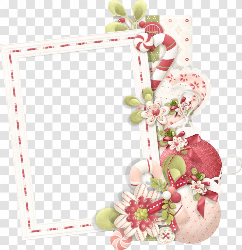 Picture Frames Christmas Flower Clip Art - Blossom - Love Frame Transparent PNG