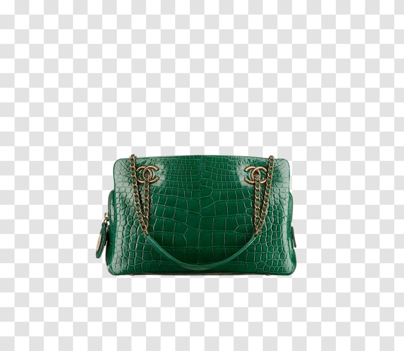 Chanel 2.55 Handbag Fashion - Leather - Green Crocodile Transparent PNG