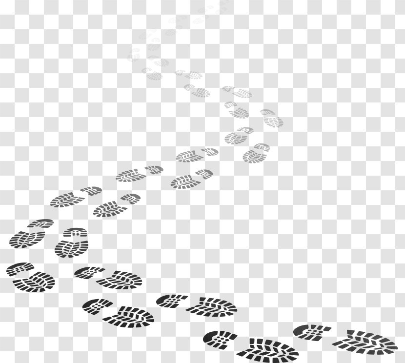 Footprint Royalty-free Walking Clip Art - Text - Royaltyfree Transparent PNG