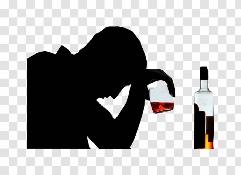 Alcoholism Alcoholic Drink Alcohol Abuse Dependence - Wine Bottle - Health Transparent PNG