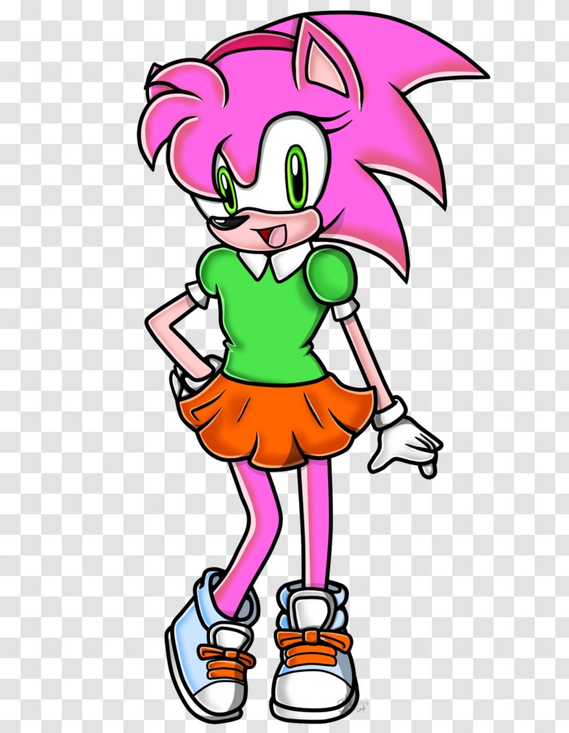 Amy Rose Sonic The Hedgehog Clip Art Drawing - Classic Transparent PNG