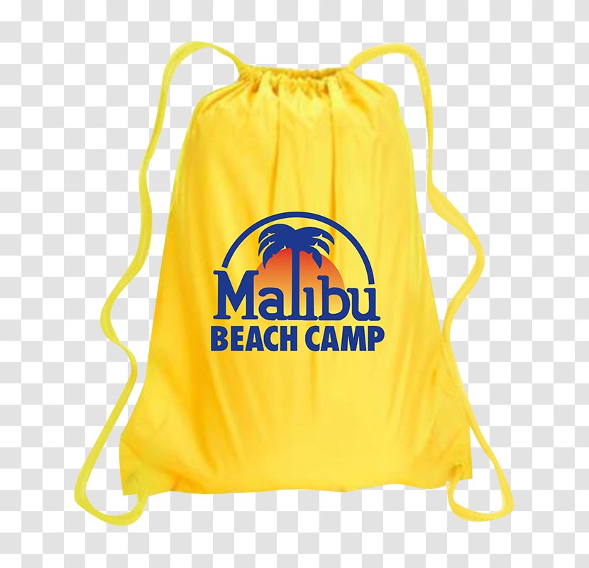 Malibu Beach Camp T-shirt Hoodie Drawstring - Backpack Transparent PNG