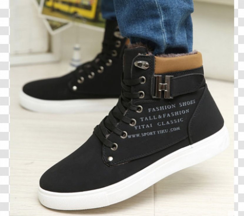 Skate Shoe High-top Sneakers Fashion Boot - England Tidal Shoes Transparent PNG