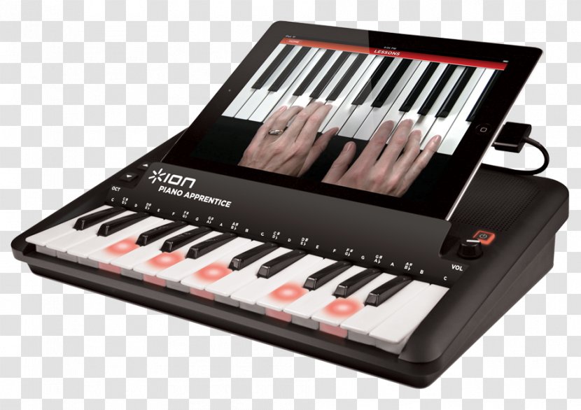 Computer Keyboard MIDI GarageBand Musical - Cartoon - Retro Electro Transparent PNG