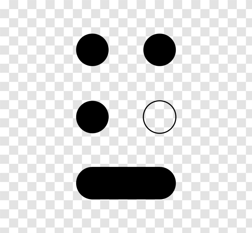Line Point Nose White Font - Smile - Pattern DOTS Transparent PNG