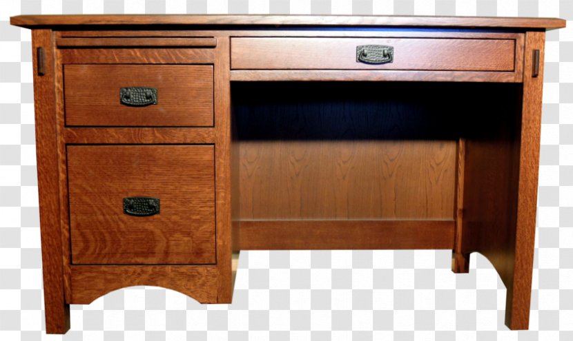 Computer Desk Furniture Table Drawer - Reclaimed Lumber - Office Transparent PNG
