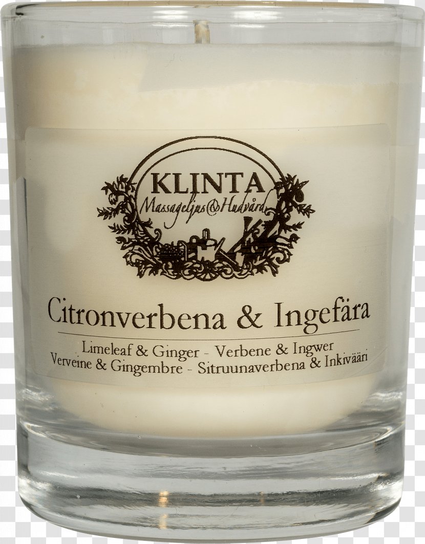 Doftljus Klinta Massageljus & Hudvård Odor Light Candle - Verbena Transparent PNG