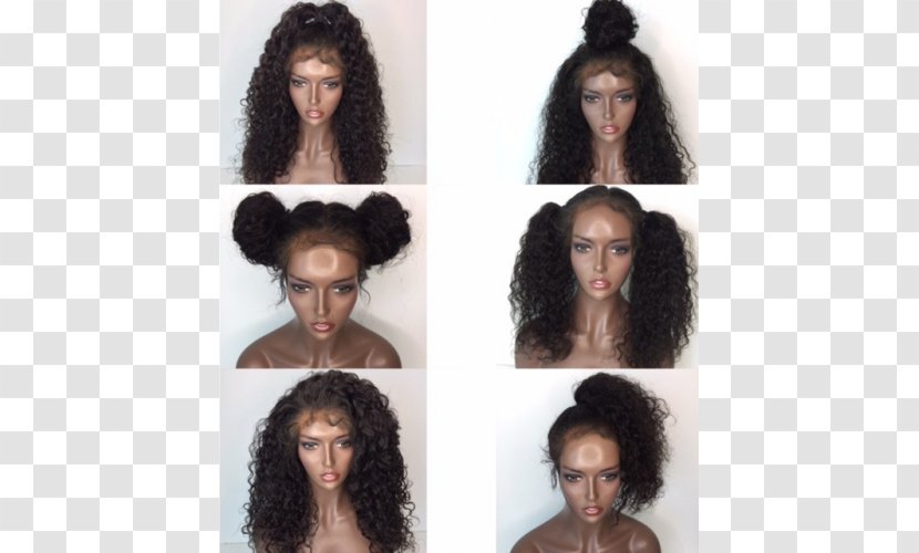 Lace Wig Artificial Hair Integrations Afro - Human Transparent PNG