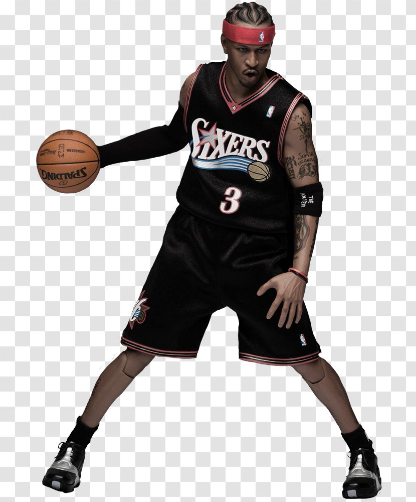 Allen Iverson 1998–99 Philadelphia 76ers Season Hardwood Classics NBA - Basketball Player - Nba Transparent PNG