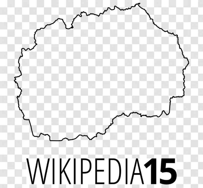 Republic Of Macedonia Map Wikipedia Wikimania - Point Transparent PNG