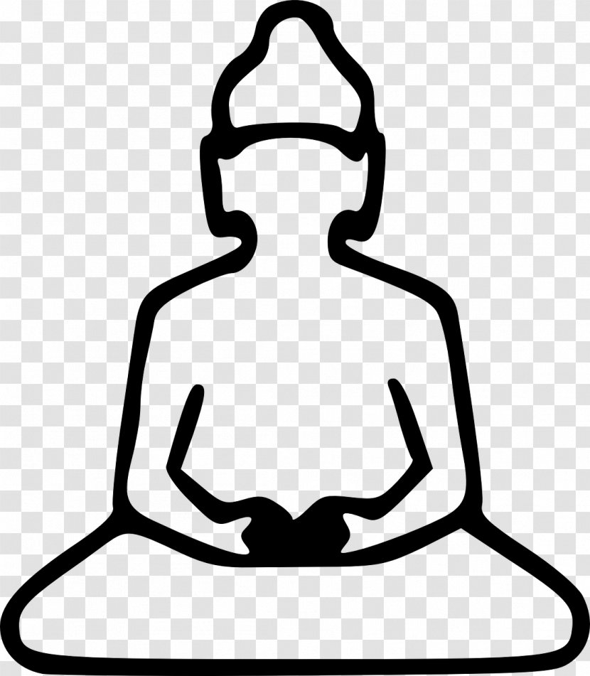 Buddhism Drawing Buddhist Temple Line Art - Sitting Transparent PNG