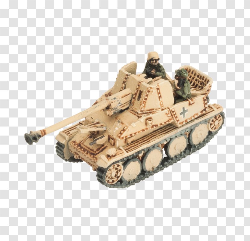 Tank Destroyer Marder III Flames Of War - Front Transparent PNG