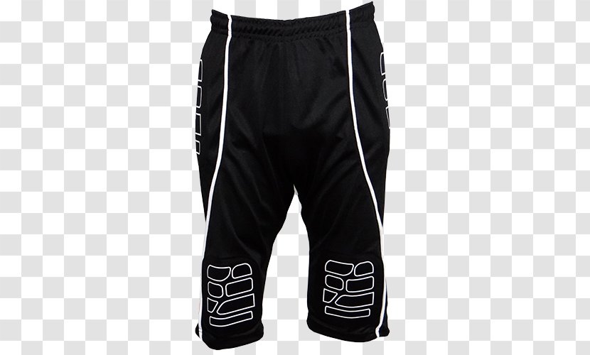 Capri Pants Shorts Goalkeeper Uniform - Black - Pea Transparent PNG