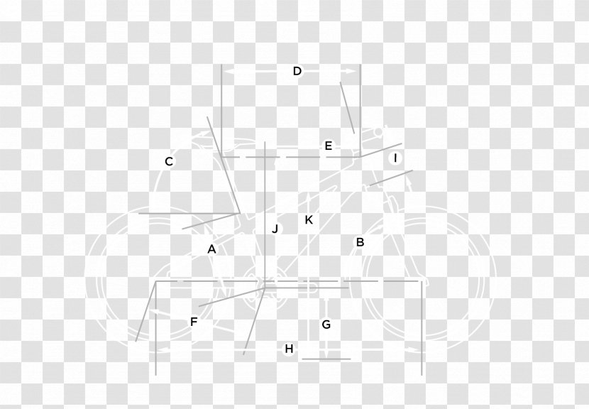 Line Point Angle - Black And White - Polygon Lines Transparent PNG