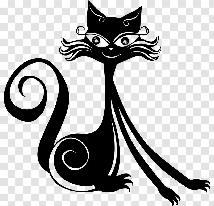 Black Cat Tattoo Panther Kitten Transparent PNG