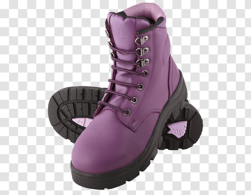 Steel-toe Boot Steel Blue Purple - Outdoor Shoe - Hiking Transparent PNG