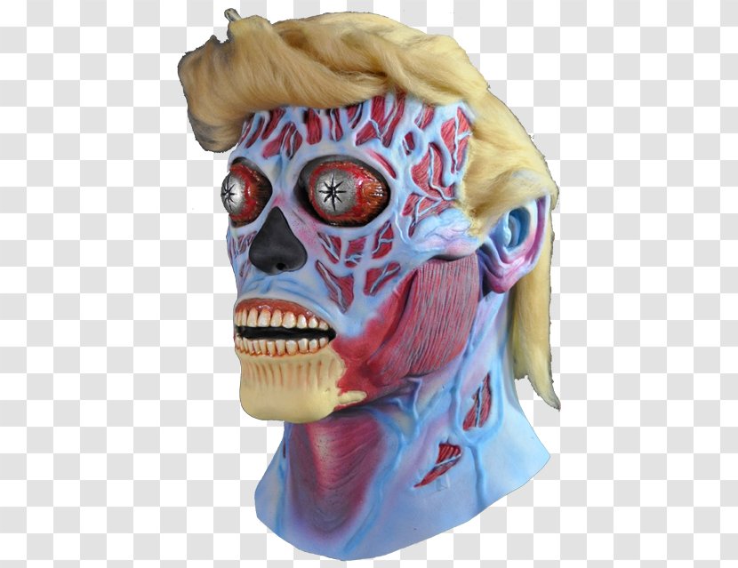 Mask Costume Party YouTube Adult - Donald Trump - They Live Transparent PNG