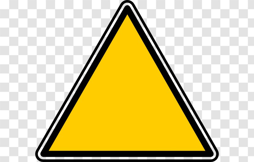 Warning Sign Traffic Yield Symbol Clip Art - Symmetry - TRIANGLE Transparent PNG