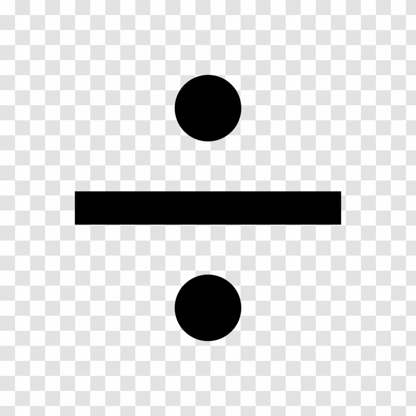 Obelus Division Sign Symbol Mathematics Transparent PNG