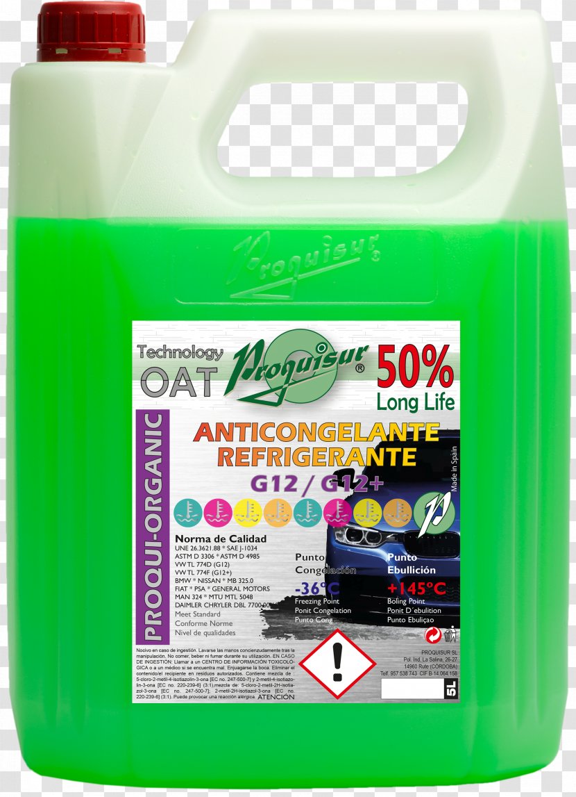 Antifreeze Car Ethylene Glycol Green Refrigerant Transparent PNG