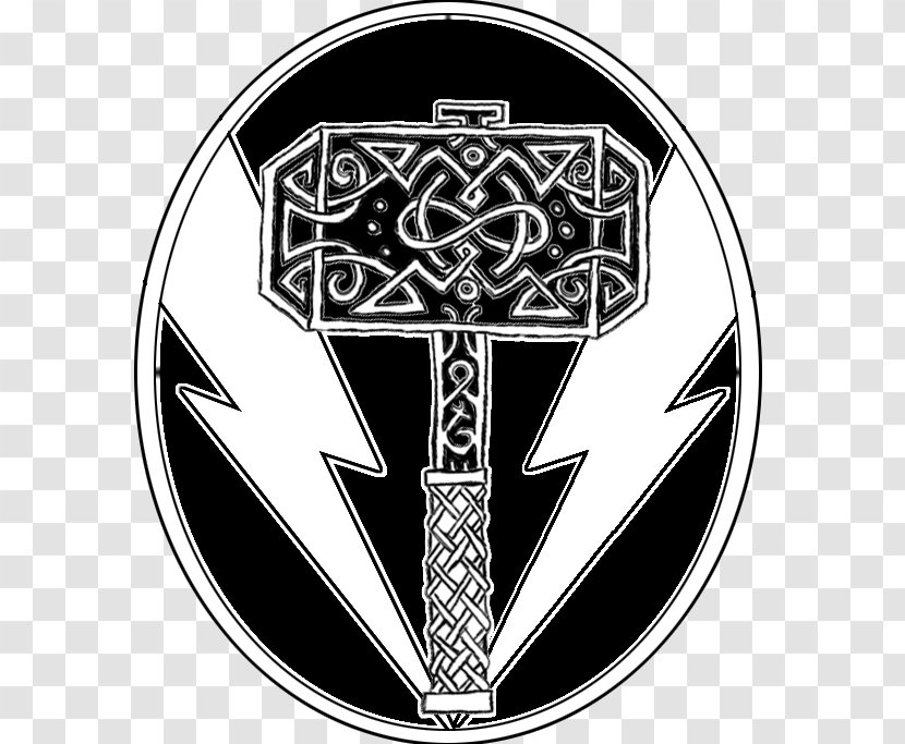 Mjölnir Norse Mythology Lightning Symbol - Logo - Archive Of Our Own Transparent PNG