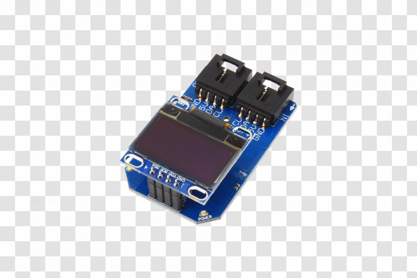 Microcontroller I²C OLED Display Device Flash Memory Cards - Oled Transparent PNG