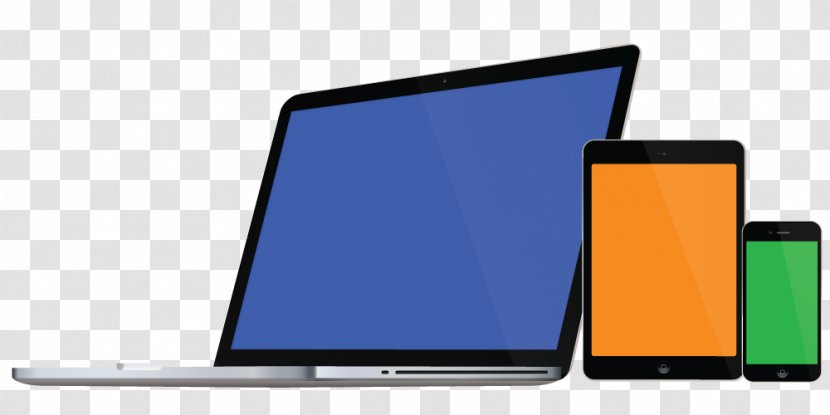 Computer Monitor Tablet - Digital Data - Three-piece Transparent PNG