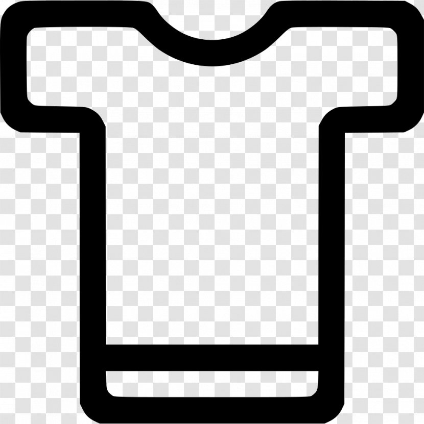 Tshirts Icon - Black - And White Transparent PNG