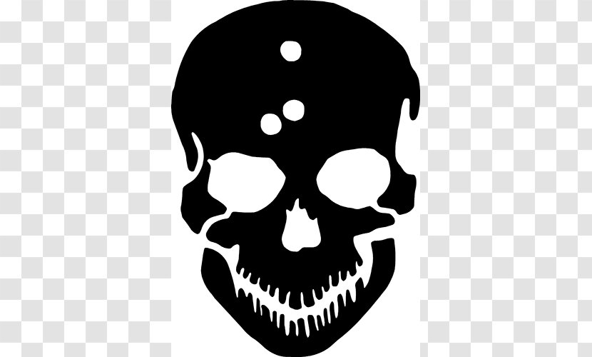 Wall Decal Skull Sticker Die Cutting - Heat - Bullet Holes Transparent PNG