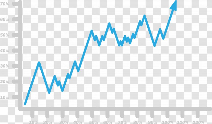 Line Chart - Area - Blue Trend Transparent PNG