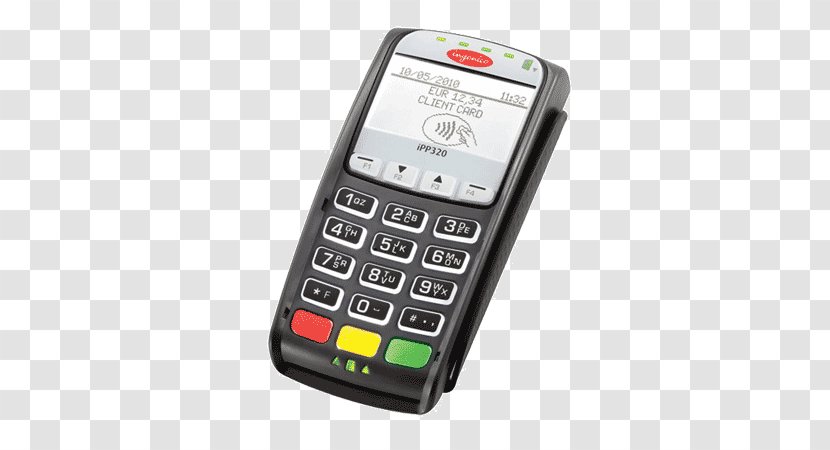 EMV PIN Pad Ingenico Payment Terminal Point Of Sale - Debit Card - Bank Transparent PNG