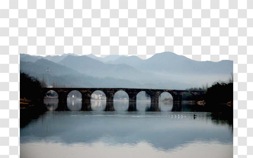 Huizhou Anhui U7389u865au5bab U884cu8d70u65b0u5b89u6c5f - Fixed Link - Landscape Five Hole Bridge Transparent PNG