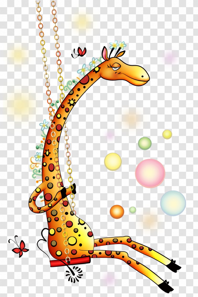 Giraffe Drawing Cartoon Clip Art - Point - Clipart Transparent PNG
