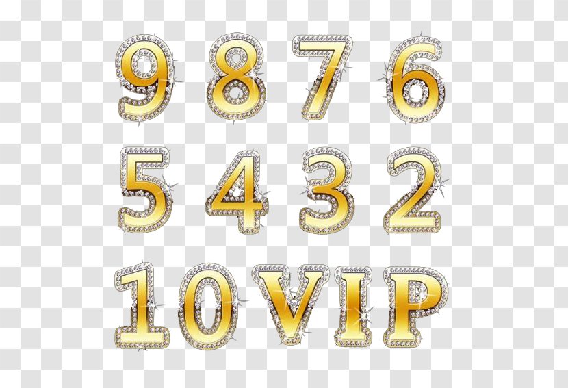 Diamond Digital Data Numerical Digit Download - Text Transparent PNG