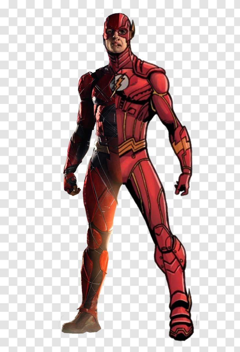 The Flash Costume Suit DC Extended Universe - Ezra Miller Transparent PNG